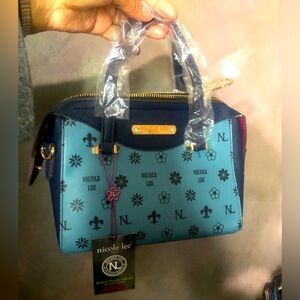 Blue mini Boston crossbody NWTS